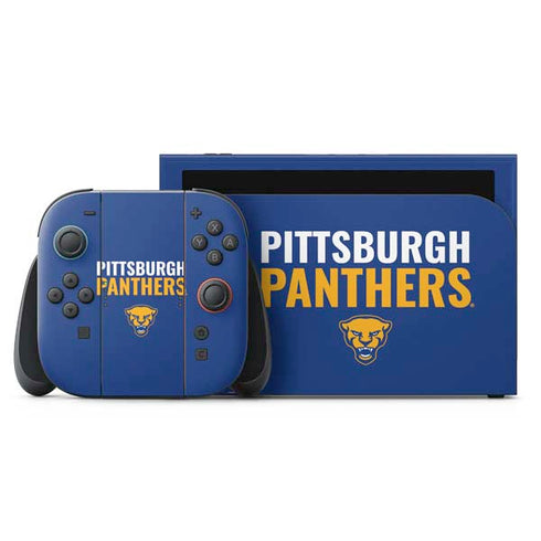 University of Pittsburgh Panthers Nintendo Switch 2 (2025) with Joy-Con Skin